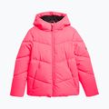 Kinder-Skijacke 4F F293 hot pink neon 5