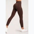 Women's Gym Glamour Push-up Leggings braun 370 6