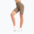 Damen Trainingsshorts Gym Glamour Bikery push up beige 316 11