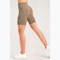Damen Trainingsshorts Gym Glamour Bikery push up beige 316 14