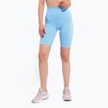 Damen Trainingsshorts Gym Glamour Bikery push up hellblau 47