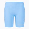 Damen Trainingsshorts Gym Glamour Bikery push up hellblau 47 5