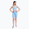 Damen Trainingsshorts Gym Glamour Bikery push up hellblau 47 2