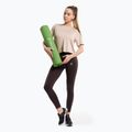 Damen Trainings-T-Shirt Gym Glamour Sport Beige 427 2