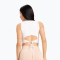 Damen-Workout-Top Gym Glamour Tied Weiß 441 2