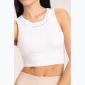 Damen-Workout-Top Gym Glamour Tied Weiß 441 3
