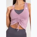Damen-Workout-Top Gym Glamour Drawstring Pink 447 4
