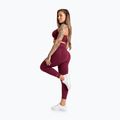 Damen Trainingsleggings Gym Glamour Push Up 2.0 merlot 4