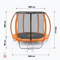 HUMBAKA Super 244 cm orange Gartentrampolin Super-8' Tramps 2