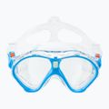 AQUASTIC Kinder-Schnorchelset Maske + Flossen + Schnorchel blau MSFK-01SN 11