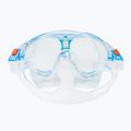 AQUASTIC Kinder-Schnorchelset Maske + Flossen + Schnorchel blau MSFK-01SN 14