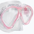 Kinderschnorchelset AQUASTIC Maske + Flossen + Schnorchel rosa MSFK-01SR 16