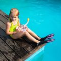 Kinderschnorchelset AQUASTIC Maske + Flossen + Schnorchel rosa MSFK-01SR 24