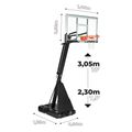 OneTeam Basketballkorb BH01 schwarz OT-BH01 2