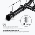 OneTeam One Fußballtor 300 x 160 cm aus verzinktem Stahl weiß/schwarz 16