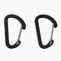 Salewa Flat Wiregate Karabinerhaken 2 Stk. schwarz 00-0000034103 2