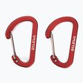 Salewa Flat Wiregate Karabiner 2 Stk. orange 00-0000034103