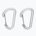 Salewa Flat Wiregate Karabinerhaken 2 Stk. grau 00-0000034103