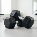 XTREXO Hex 27,5 kg gummierte Kurzhanteln 3
