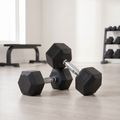 XTREXO Hex 30 kg gummierte Kurzhanteln 3