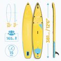 SUP AQUASTIC Touring Brett 12'6" gelb 17