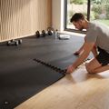 XTREXO Schutzmatte Puzzle 6 Teile schwarz 7