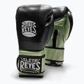 Boxhandschuhe Cleto Reyes Velcro SPaarring green metallic/black