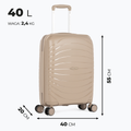 KADVA Brava Reisekoffer 40 l beige 3