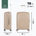 Mittlere Reisetasche KADVA Brava 78 l beige 3