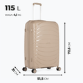 KADVA Brava Reisekoffer 115 l beige 3