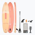 Set Paddleboard SUP aufblasbar AQUASTIC Perth 10'8" allround orange