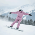 Kinder-Skihose KADVA Skiro Pants rosa
