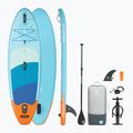 Set Paddleboard SUP aufblasbar für Kinder AQUASTIC Perth 8'0" allround blue