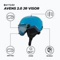 Kinder-Skihelm ATTABO Avens 2.0 Jr Visor blue 2