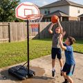Basketballkorb für Kinder OneTeam K01 with a black ball 4