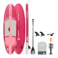 Set Paddleboard SUP aufblasbar AQUASTIC Compact 9'6" pink 21