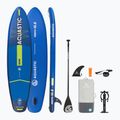 Set Paddleboard SUP aufblasbar AQUASTIC Perth 10'8" allround dark blue