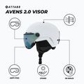 Skihelm ATTABO Avens 2.0 Visor white 2