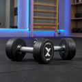 Gummierte Gusseisenhantel XTREXO Pro 10 kg black 3