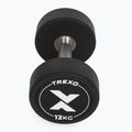 Gummierte Gusseisenhantel XTREXO Pro 12 kg black 7