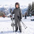 Kinder-Skihose KADVA Moky JR WP 8K/5K Silber 5