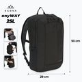 Kadva anyWAY 25 l Wanderrucksack schwarz 2