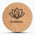 Massageball XTREXO, Kork, 8 cm, natural