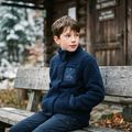 Kinder-Fleecejacke KADVA Rodvik JR marineblau 10