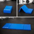 TREXO Faltbare Gymnastikmatratze 195 x 80 x 5 cm blau 10