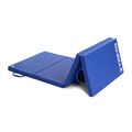 TREXO Faltbare Gymnastikmatratze 195 x 80 x 5 cm blau 10