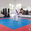 Matte HOOK FIGHTING x Jen Yau Puzzle-Tatami mit Zertifikat der World Taekwondo Federation blue 3