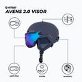 Kinder-Skihelm ATTABO Avens 2.0 Jr Visor dark blue 2