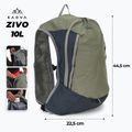 Touristenrucksack KADVA Zivo 10 l grau 2