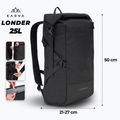 Touristenrucksack KADVA Londer 25 l schwarz 2